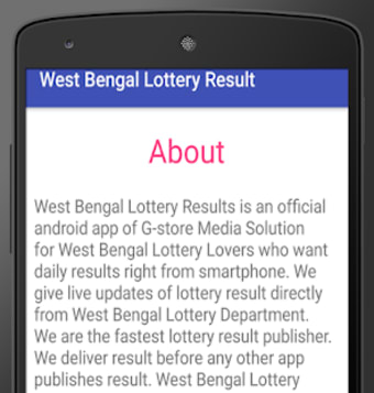 West Bengal Lottery Results3