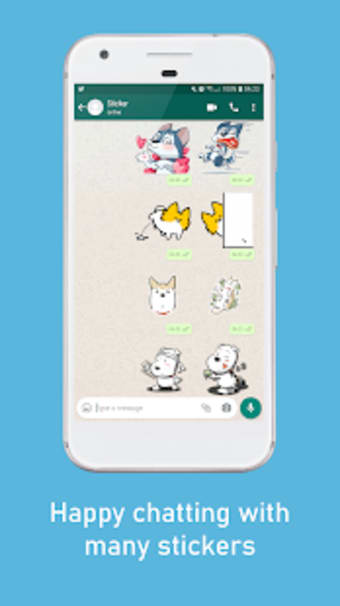 Puppy Dog Cute Stickers WAStickerApps0