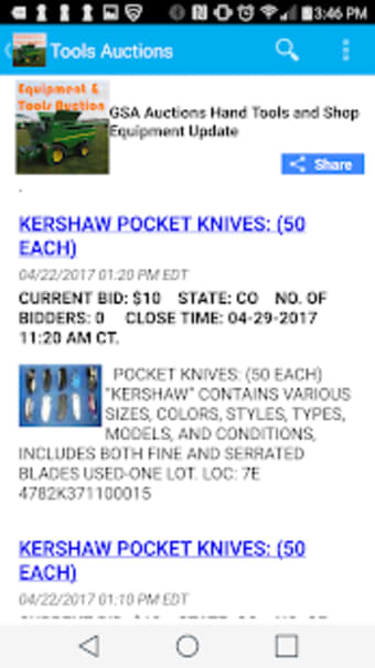 Tools & Industrial Equipment Auctions Listings1