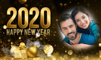 New year photo frame 20200