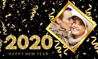 New year photo frame 20201