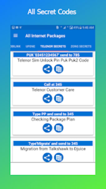 All Network Internet Packages 20203