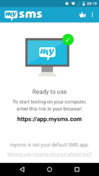 mysms SMS Text Messaging Sync0