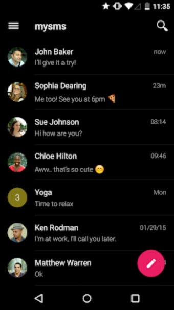 mysms SMS Text Messaging Sync3