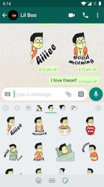 Lovehandle Comics Stickers for Whatsapp0