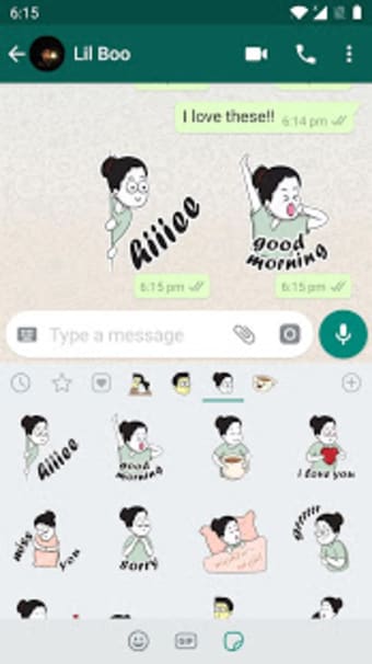 Lovehandle Comics Stickers for Whatsapp1