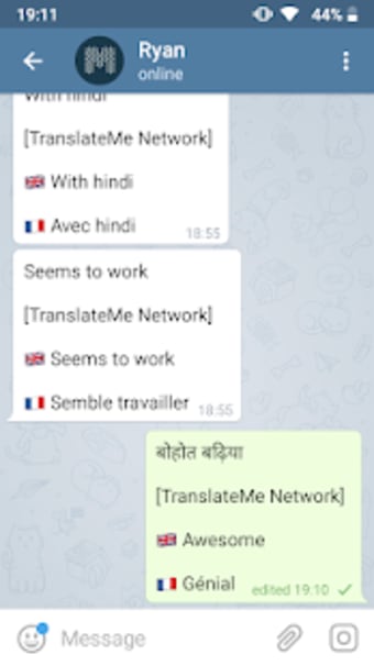 TranslateMe telegram translation android messenger0