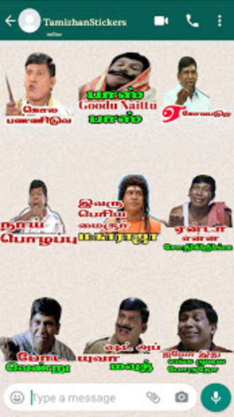 TAMIZHAN:Tamil Stickers-WAStickerApps2