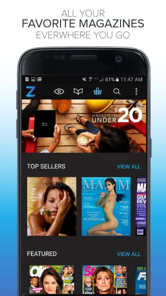 Zinio: 5000+ Digital Magazines1