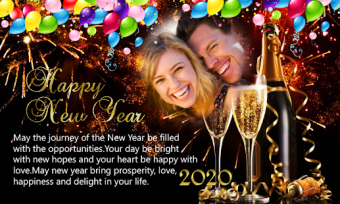 Happy New Year Photo Frame 2020-New Year Greetings2