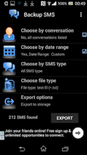 Backup SMS1