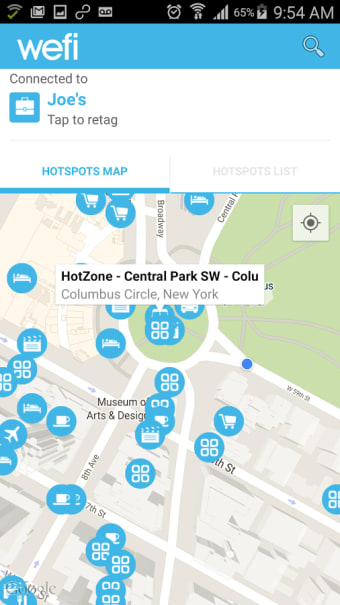 WeFi - Free Fast WiFi Connect & Find Wi-Fi Map3