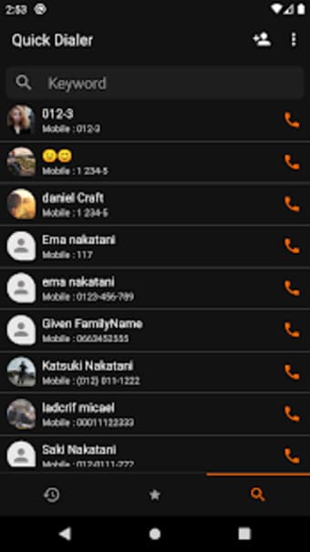 Quick Dialer - Phone & Address book2
