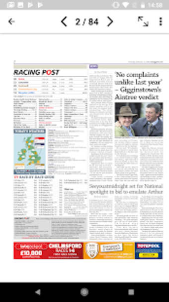 Racing Post Digital Newspaper0