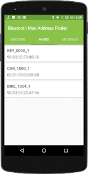 Bluetooh Mac Address Finder0