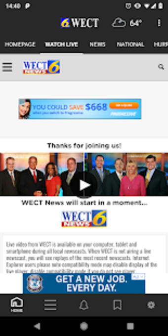 WECT 6 Where News Come First0