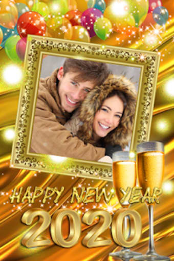 2020 New Year Photo Frames Greeting Wishes2