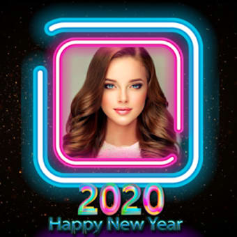 Happy new year photo frame 20200