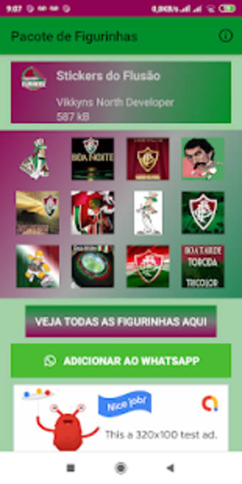 Figurinhas do Fluminense - Stickers e Adesivos0