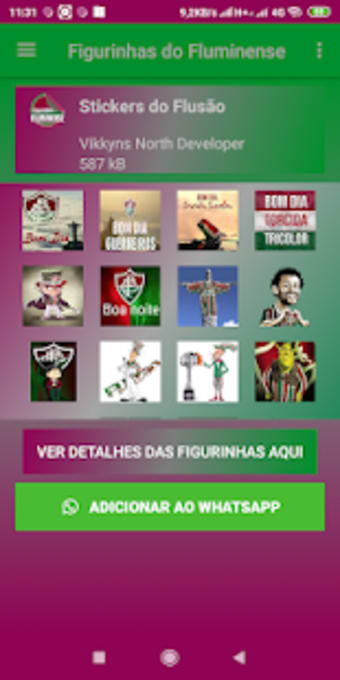 Figurinhas do Fluminense - Stickers e Adesivos3