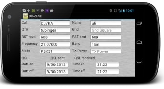 DroidPSK - PSK for Ham Radio2