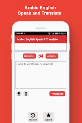 English Arabic Voice Translator Pro Dictionary App0