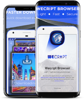 Wecript -Incognito Browser & Fast video Downloader1