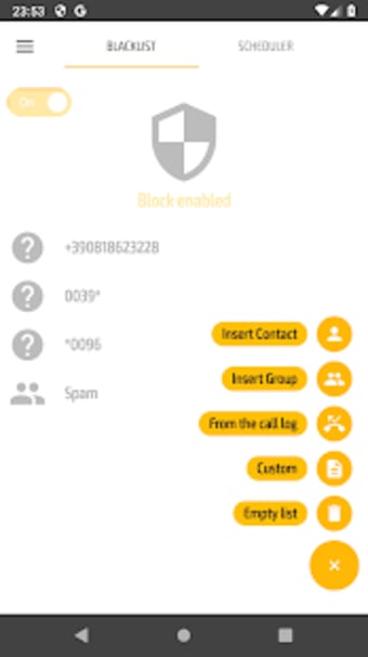 Calls Blocker - with Blacklist and Whitelist Free1