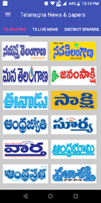 Telangana News Papers Live News Channels0