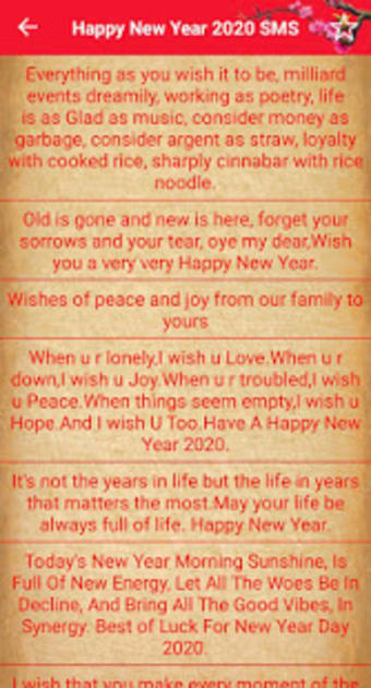 Happy New Year 2020 SMS2