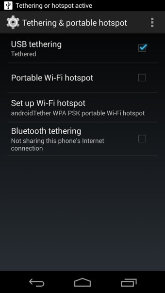 USB Tethering0