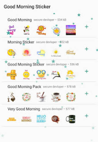 Good Morning Sticker for Whatsapp - WAStickerApps3