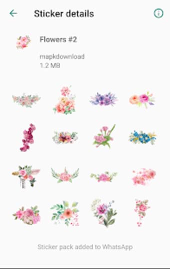 Flowers Stickers  WAStickerApps0