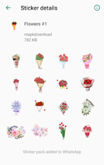 Flowers Stickers  WAStickerApps2