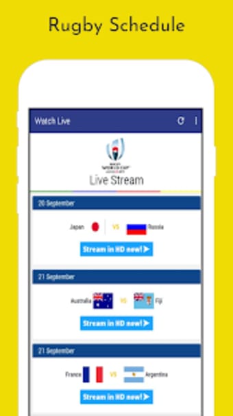 Rugby World Cup 2019 Schedule0