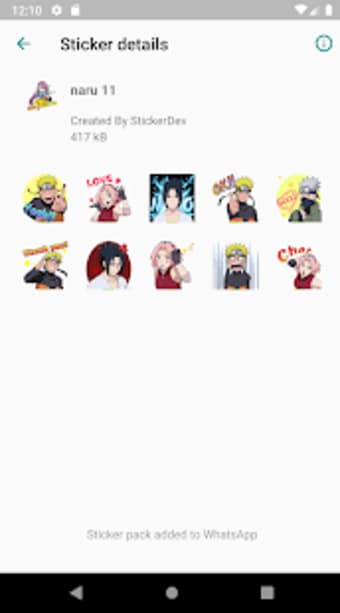 Naruto Sticker Wa1