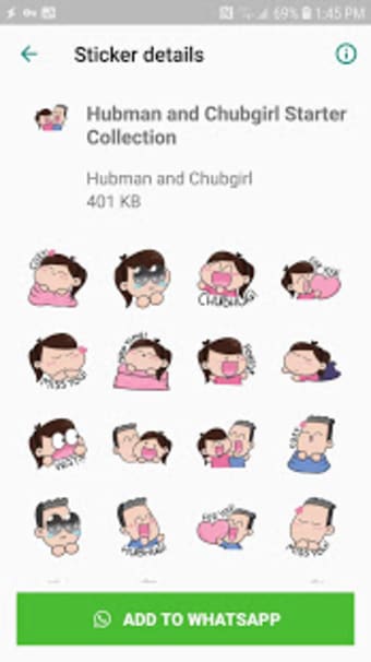 Official Hubman and Chubgirl Stickers for Whatsapp0