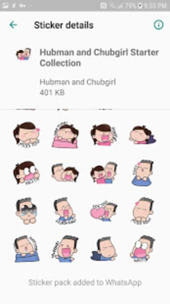 Official Hubman and Chubgirl Stickers for Whatsapp3