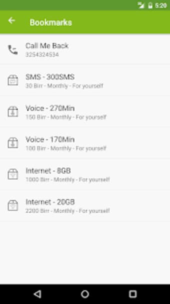 Ethio Telecom App0