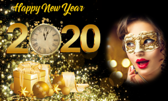 New year photo frame 20200