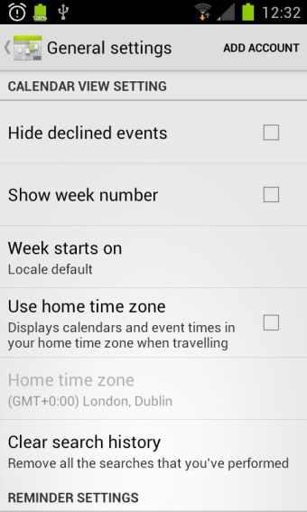 Calendar from Android 4.42