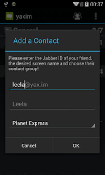 yaxim - XMPP/Jabber client1