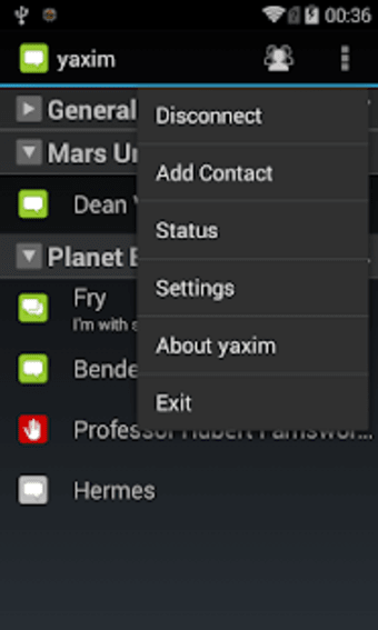 yaxim - XMPP/Jabber client3