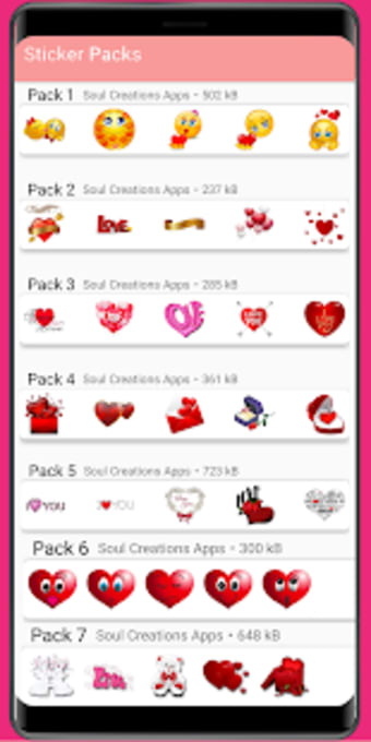 New WAStickerApps Love  Love Sticker 20191