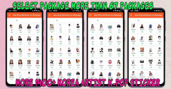 Korean Sticker KPop WASticker for WhatsApp1