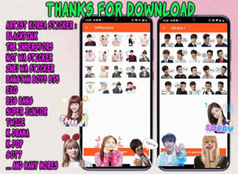 Korean Sticker KPop WASticker for WhatsApp2