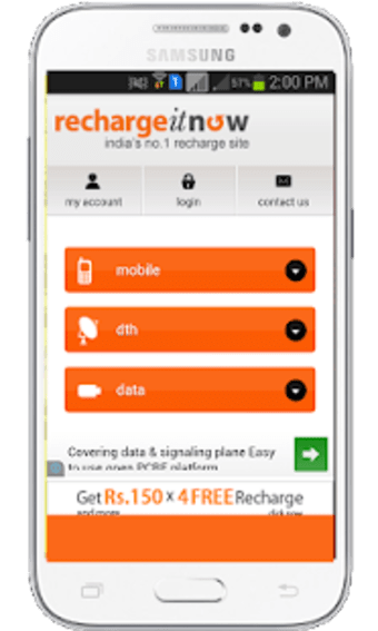 Mobile Easy Recharge - App1