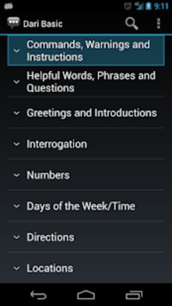 Learn Dari: Dari Basic Phrases - Works offline3