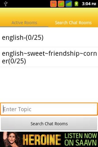 Chat Rooms In Android0