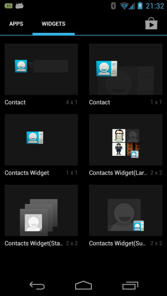 Resizable Contacts Widget Pro2